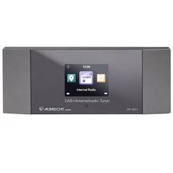 Albrecht DR 463+ 27463 adaptér internetového rádia, DAB+, internet, FM, Wi-Fi, vč. dálkového ovládání, Spotify, antracitová