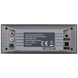 Albrecht DR 463+ 27463 adaptér internetového rádia, DAB+, internet, FM, Wi-Fi, vč. dálkového ovládání, Spotify, antracitová
