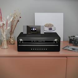 Albrecht DR 463+ 27463 adaptér internetového rádia, DAB+, internet, FM, Wi-Fi, vč. dálkového ovládání, Spotify, antracitová
