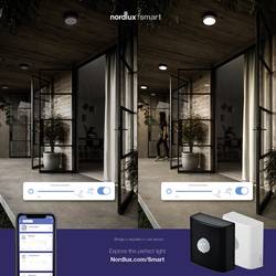 Nordlux 49091003 na povrch detektor pohybu 100 ° černá IP54