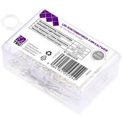 TRU COMPONENTS LED s vývody studená bílá kulatý 3 mm 14400 mcd 30 ° 20 mA 2.7 V, 3.4 V
