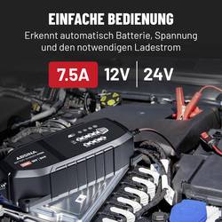 Absina 301015 nabíječka autobaterie 12 V, 24 V 7.5 A