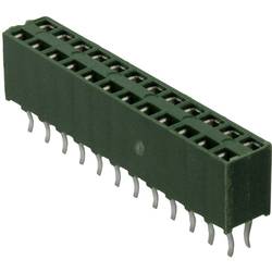 TE Connectivity AMPMODU HV-100 zásuvková lišta 20, rozteč 2.54 mm, 1-215307-0, 1 ks