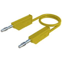 Hirschmann Test & Measurement CO MLN SIL 100/1 měřicí kabel lamelová zástrčka 4 mm lamelová zástrčka 4 mm 1.00 m žlutá 1 ks