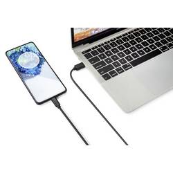 Renkforce USB kabel USB 2.0 USB-C ® zástrčka, USB-A zástrčka 2.00 m černá s antimikrobiálním povrchem RF-4695144