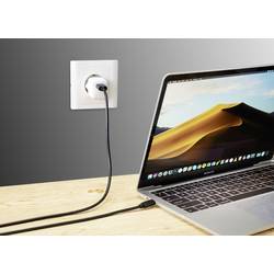 Renkforce USB kabel USB 2.0 USB-C ® zástrčka, USB-A zástrčka 2.00 m černá s antimikrobiálním povrchem RF-4695144