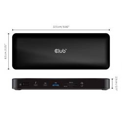 club3D Dokovací stanice pro notebook Thunderbolt™ 4 CSV-1583