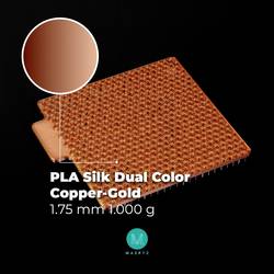Maertz PMMA-1021-003 PMMA-1021-003 vlákno pro 3D tiskárny PLA hedvábí Hedvábně lesklé 1.75 mm 1000 g měděná, zlatá 1 ks