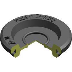PB Fastener 1604-SB kabelová průchodka Tloušťka montážní desky (max.) 2.5 mm silikon černá 1 ks