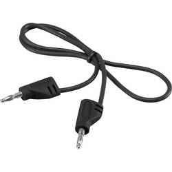 VOLTCRAFT MSB-200 měřicí kabel lamelová zástrčka 2 mm lamelová zástrčka 2 mm 30.00 cm černá 1 ks