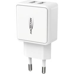 Ansmann HomeCharger HC212 USB nabíječka, 2x USB A, 12 W, bílá