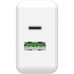Ansmann HomeCharger HC218PD USB nabíječka, 1x USB A , 1x USB-C®, 18 W, Dodávka energie, bílá
