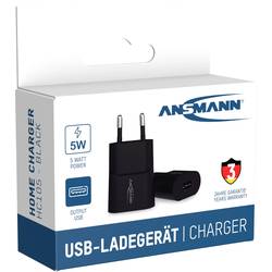 Ansmann HomeCharger HC105 USB nabíječka, 1x USB A , 5 W, černá