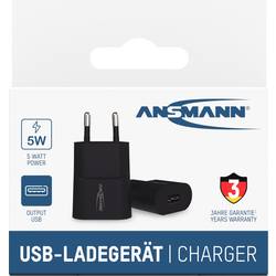 Ansmann HomeCharger HC105 USB nabíječka, 1x USB A , 5 W, černá