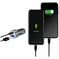 LogiLink Ladegerät USB nabíječka, USB Power Delivery (USB-PD) , 1x USB A , 1x USB-C®, 36 W, Dodávka energie, stříbrná