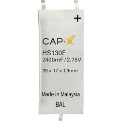 CAP-XX HS130F Superkondenzátor (Super Cap) 2400 mF 2.75 V 1 ks Box