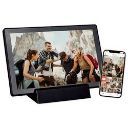 Braun Phototechnik DigiFrame 1011 WiFi mobil digitální fotorámeček 25.7 cm 10.1 palec Energetická třída (EEK2021): C (A - G) 1280 x 800 Pixel 16 GB černá