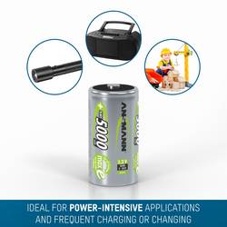 Ansmann maxE HR20 akumulátor velké mono D Ni-MH 5000 mAh 1.2 V 2 ks