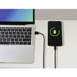 Renkforce Nabíjecí kabel USB USB 2.0 USB-A zástrčka, USB-C ® zástrčka 1.80 m černá PVC plášť RF-5771532