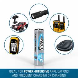 Ansmann maxE HR06 akumulátor AA, Ni-MH, 2100 mAh, 1.2 V, 4 ks