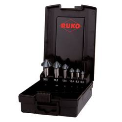 RUKO ULTIMATECUT 102890PRO sada záhlubníků 6dílná 6.30 mm, 8.30 mm, 10.40 mm, 12.40 mm, 16.50 mm, 20.50 mm HSS válcová stopka 1 sada