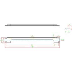 Renkforce RF-3429142 19 palec kartáčová lišta pro datové skříně 1 U černá