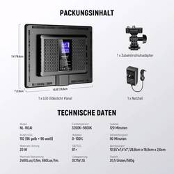Neewer NL-192AI LED video svítidlo