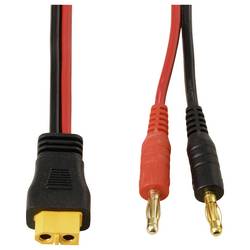 Banánková zástrčka 4 mm pro XT60 kabel, červená/černá, 2 m TC-13619304 černá, červená TRU COMPONENTS Množství: 1 ks