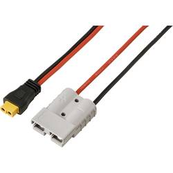 50 a přípojka baterie na XT60 kabel, 0,5 m TC-13619308 černá, červená TRU COMPONENTS Množství: 1 ks