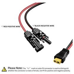 TRU COMPONENTS TC-13619272 Kabel solárního adaptéru 3.31 mm² 20 A Délka kabelu 0.5 m