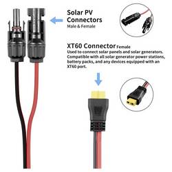 TRU COMPONENTS TC-13619272 Kabel solárního adaptéru 3.31 mm² 20 A Délka kabelu 0.5 m