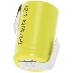 Mexcel 2/3A-ZLF speciální akumulátor 2/3 A pájecí špička ve tvaru Z Ni-Cd 1.2 V 670 mAh 1 ks