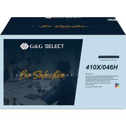G&G Toner náhradní Canon, HP 410X, 046H kompatibilní kombinované balení černá, azurová, purppurová, žlutá GS-H410X-4P