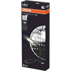 Osram Automotive lampa na čtení, Vnitřní LED osvětlení do auta ONYX-USB ONYX COPILOT® USB LED 5 V (d x š x v) 460 x 9 x 25 mm flexibilní krk, otáčitelné, lze