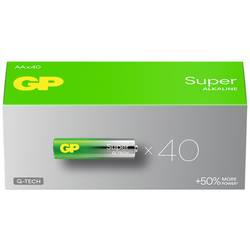 GP Super tužková baterie AA alkalicko-manganová 1.5 V 40 ks