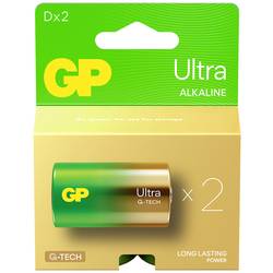 GP Ultra baterie velké mono D alkalicko-manganová 1.5 V 2 ks