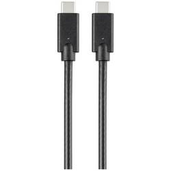 Renkforce Nabíjecí kabel USB USB 2.0 USB-C ® zástrčka, USB-C ® zástrčka 1.00 m černá krytí TPE RF-5251918