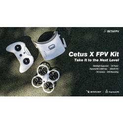 BETAFPV Cetus X FPV Kit závodní dron RtF FPV Race, pohled z kabiny pilota