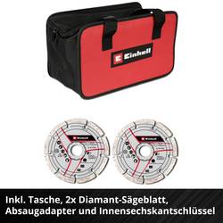 Einhell Professional Power X-Change TP-MA 36/30 Li BL - Solo 4350800 Akumulátorová drážkovací fréza do zdiva 125 mm, bez akumulátoru, bez nabíječky, taška, vč.