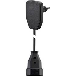NVB 104569 napájecí prodlužovací kabel, černá, 0.80 m