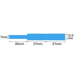 NIIMBOT etikety (role) 72 x 12.5 mm modrá 60 ks A2K18638501 kabelové štítky