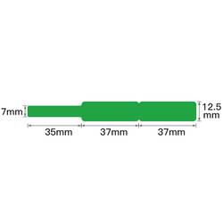 NIIMBOT etikety (role) 72 x 12.5 mm zelená 60 ks A2K18638901 kabelové štítky