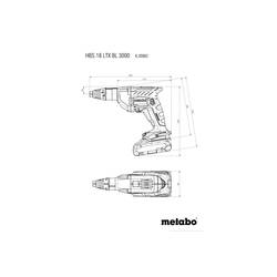Metabo HBS 18 LTX BL 3000 aku vrtací šroubovák, 18 V 620062890