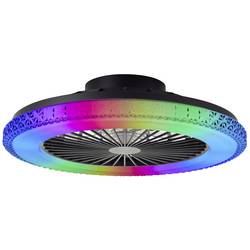 Brilliant G60040/06 Badria LED stropní světlo s ventilátorem LED modul pevně vestavěné LED 40 W černá