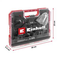 Einhell 708135 XL-PLUS-CASE Bimetal, HSS sada multifunkčního nářadí 1 sada