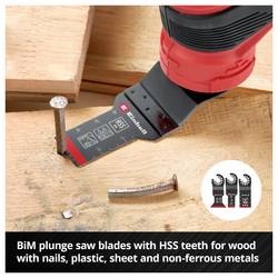 Einhell 708170 XXL -CASE Oxid hlinitý, chrom-vanadová ocel, Bimetal, HCS , HM sada multifunkčního nářadí 40 mm 1 sada