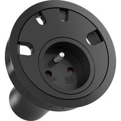 Bachmann 938.002 1násobné vestavná zásuvka vytahovací IP20 černá