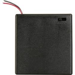 Velleman BH341BSAA bateriový držák 4x AA kabel (d x š x v) 70 x 65 x 19 mm
