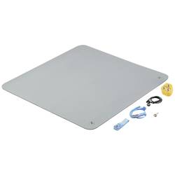 TRU COMPONENTS TC-12356316 ESD set rohoží šedá (d x š x v) 550 x 550 x 2 mm 1 sada