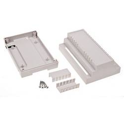 TRU COMPONENTS TC-7910908 pouzdro na DIN lištu 139 x 89 x 63 ABS-V0 šedá 1 ks